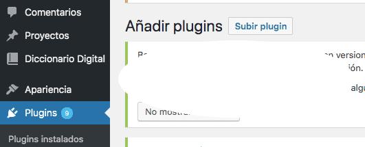 Subir Plugin A WordPress