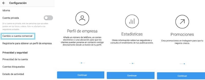 Pasos para configurar tu perfil de empresa en Instagram