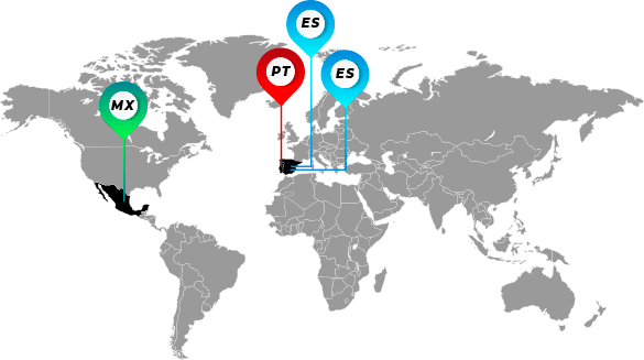 Mapa oficinas Innovadeluxe